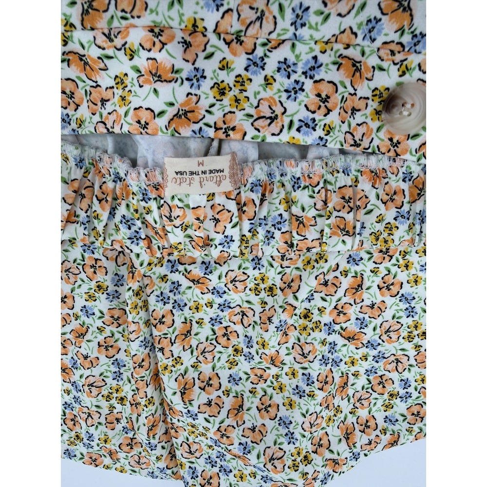 Altar'd State Floral Shorts Women's Medium Cottagecore Boho Flowy USA Made - Picture 3 of 9